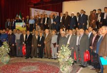 گزارش تصویری از اهداء جوایز  در همایش تجلیل از پرفسور علی اکبر جلالی چهره ماندگار شهرستان شاهرود 